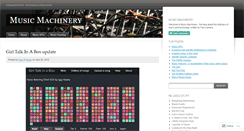 Desktop Screenshot of musicmachinery.com